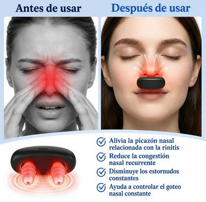Dispositivo de Terapia Nasal con Luz Roja